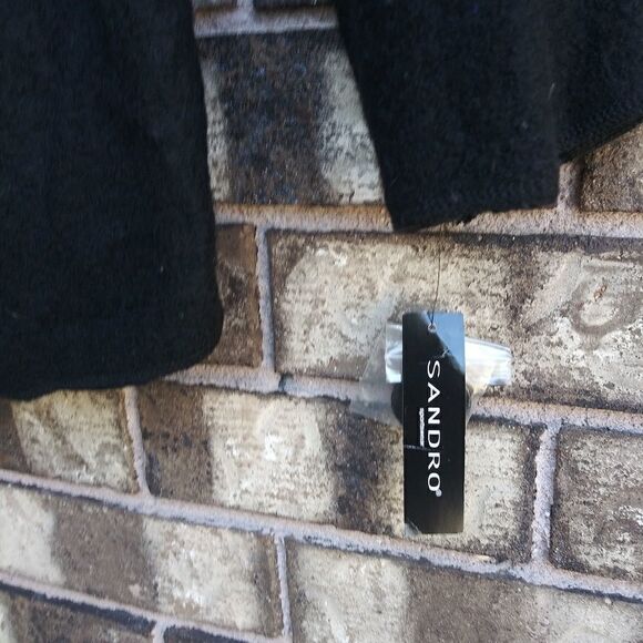 Sandro 100% wool black jacket size medium - Picture 5 of 5